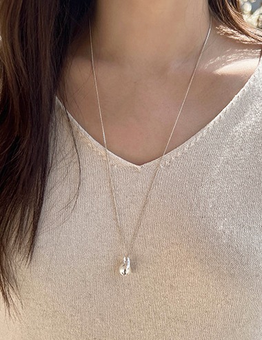 water drop necklace(줄silver 92.5)